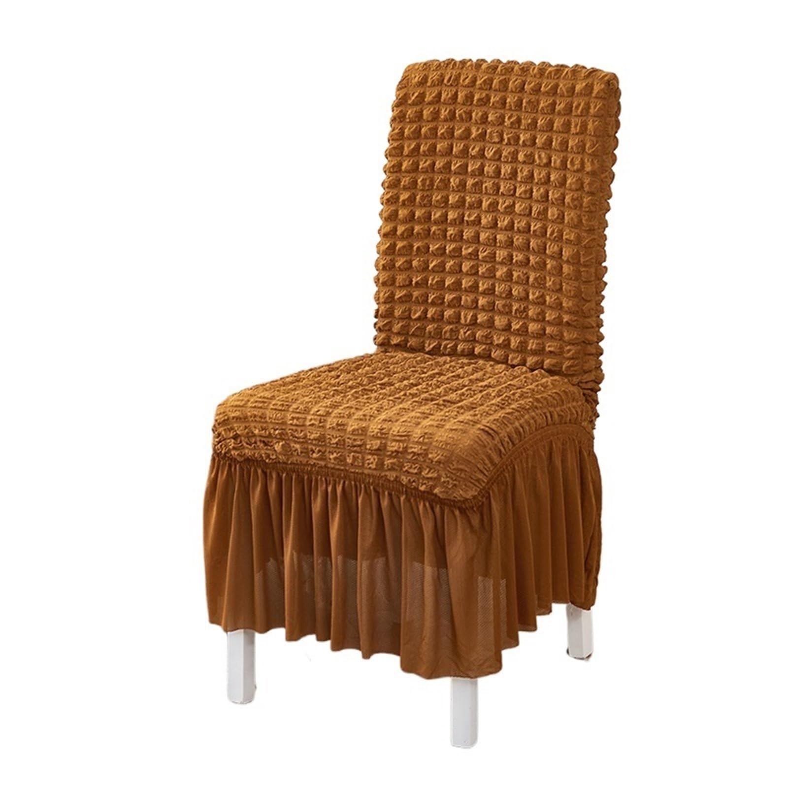 Stuhlhussen 6 Stück Stuhlhussen for Esszimmer, Bankettstuhl, Stretch-Stuhlrock, elastisch, Hochzeitsstuhl-Dekoration(Color 10)