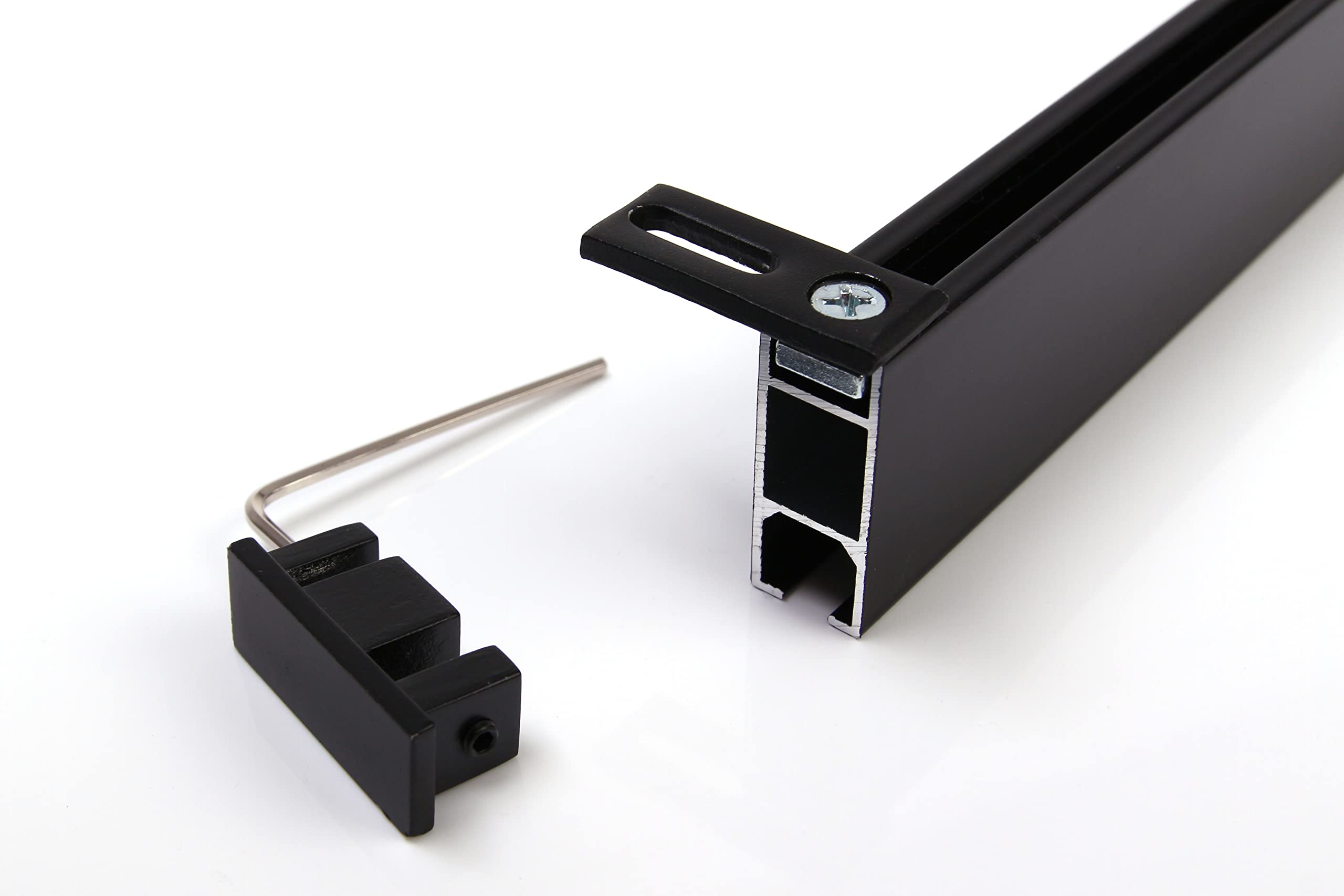 Barras Para Cortinas Baratas Deco-Raum Barra De Cortina A Medida Para  Interior Rectangular, Fijación Soportes Para Barras De Cortina, image size:2560x1707