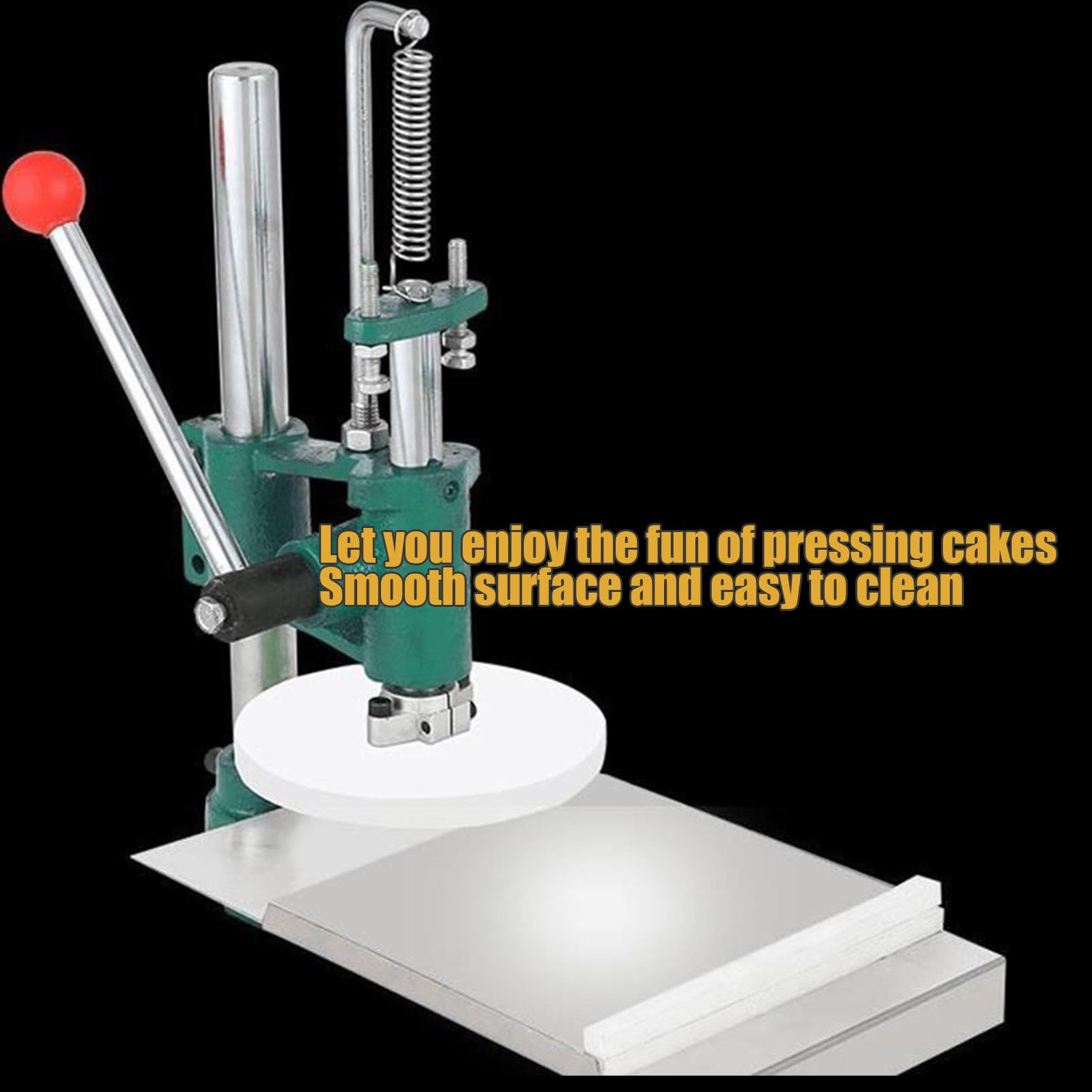 Pressa per Pizza per Uso Domestico, Pressa per Pizza Manuale, Pressa Manuale Commerciale in Acciaio Inossidabile per Pasta per Pizza, Pizzaiolo,12Cm (14Cm)