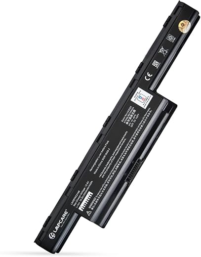 Lapcare BIS Certified Compatible Laptop Battery with 1 Year Plan for Acer Aspire E1-421, 431, 471, 521, 531, 571 G AS10D81-(Black)