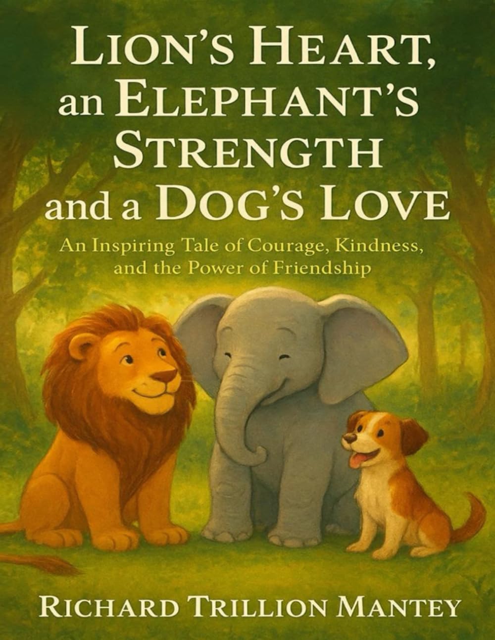 Lion’s Heart, An Elephant’s Strength, And A Dog’s Love: An Inspiring Tale Of Courage, Kindness, And The Power Of Friendship