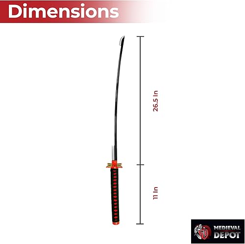 Miniatura 2 de MedievalDepot Demon Slayer Katana Replica Collection Handmade Anime Swords for Cosplay, Display & Collectors