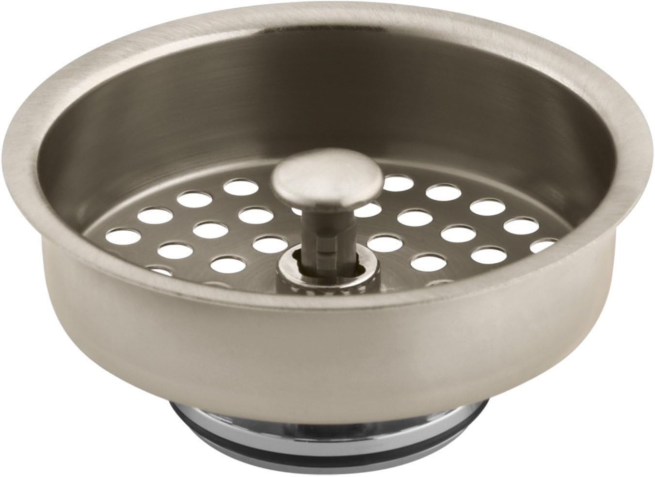 Kohler K-8803-BV Duostrainer Basket Strainer, Vibrant Brushed Bronze