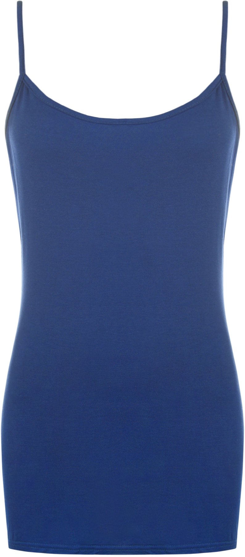 Wearall Women's Blue Stretch Strappy Vest 8/10