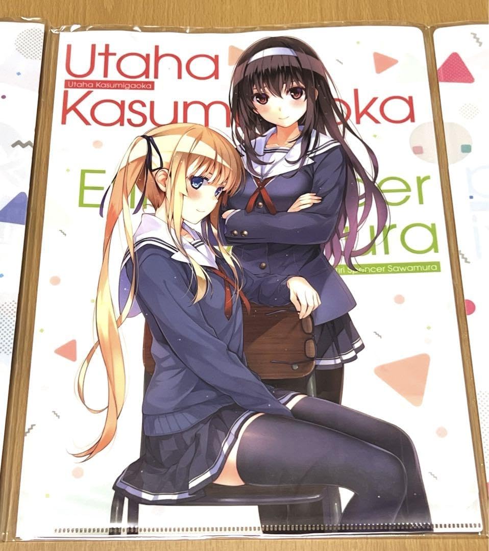 Amazon.co.jp: 冴えない彼女の育てかた クリアファイル3枚セット 百花