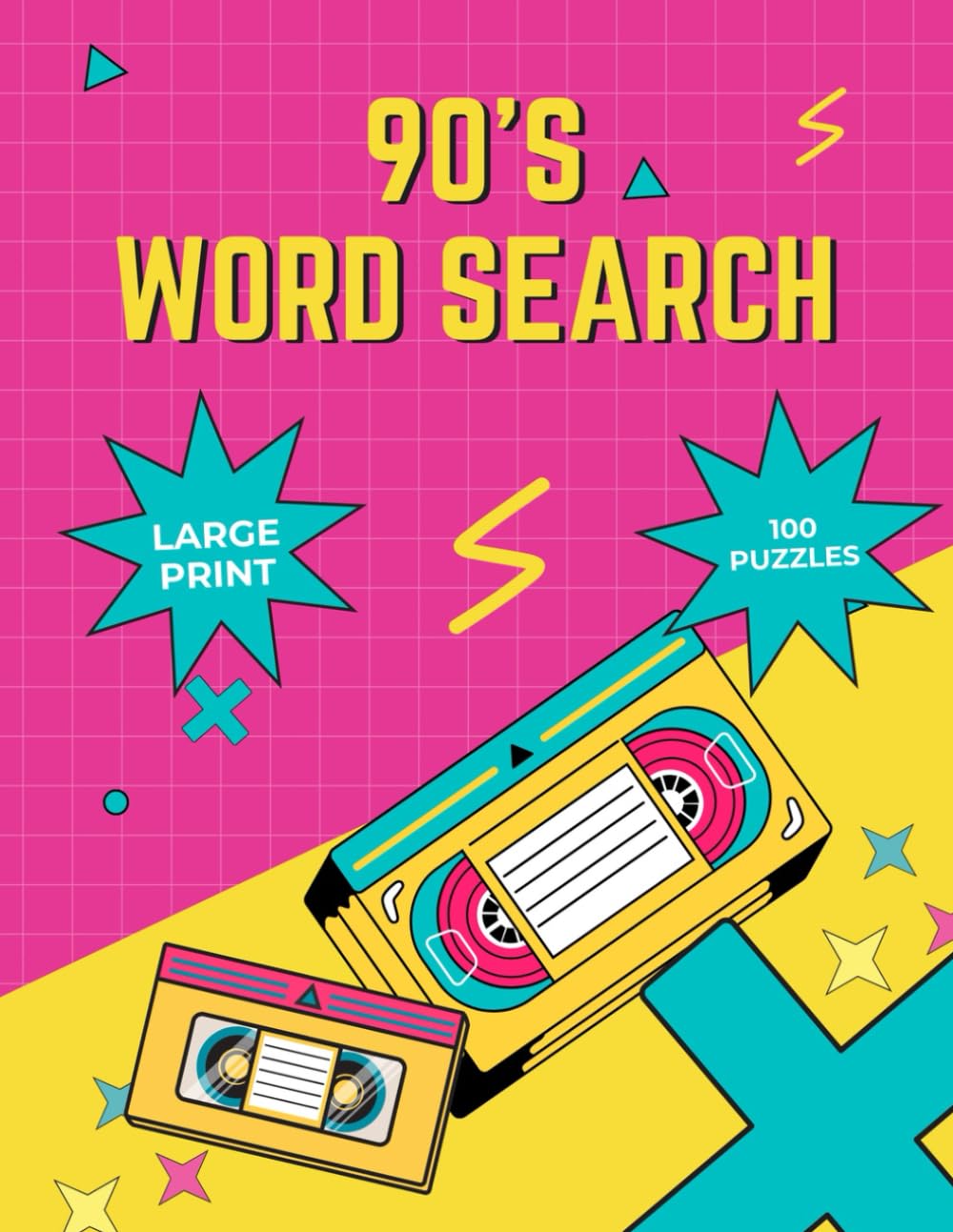 1990s Nostalgia Word Search for Adults: Large Print Puzzles Featuring 90s Word Search Book.