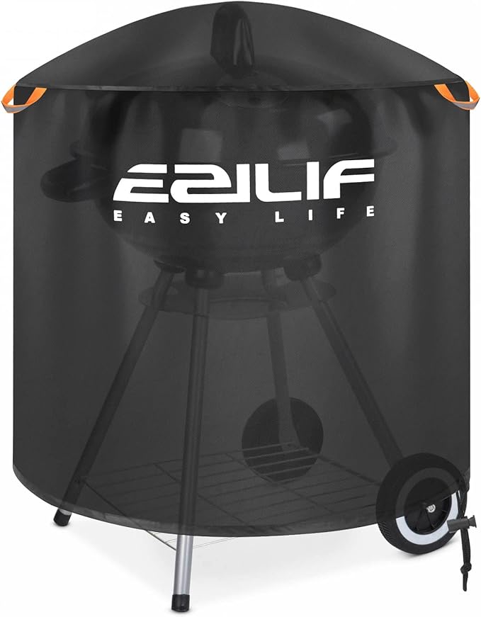 Ezilif BBQ Cover, Kettle BBQ Cover, Waterproof Oxford Fabric Barbecue