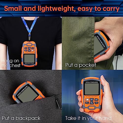 image for Duogalia Fiber Optic Tester Portable Fiber Light Power Meter FC/SC/ST 