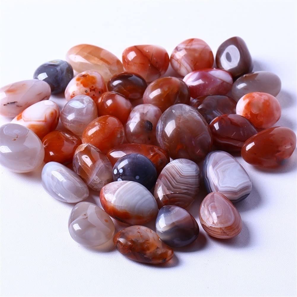 Meditation Gift Natural Crystal Polished Rough Rolled Stone Onyx Roll Craft Decoration (Size : 200g)