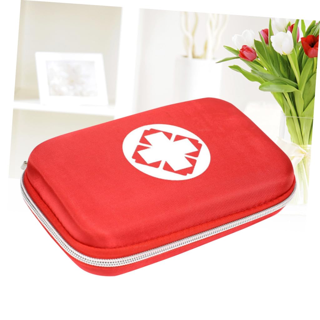 2 Piezas Kit Medico Portatil Bolsa Medica Bolsa De Primeros Auxilios Botiquín Médico Rojo
