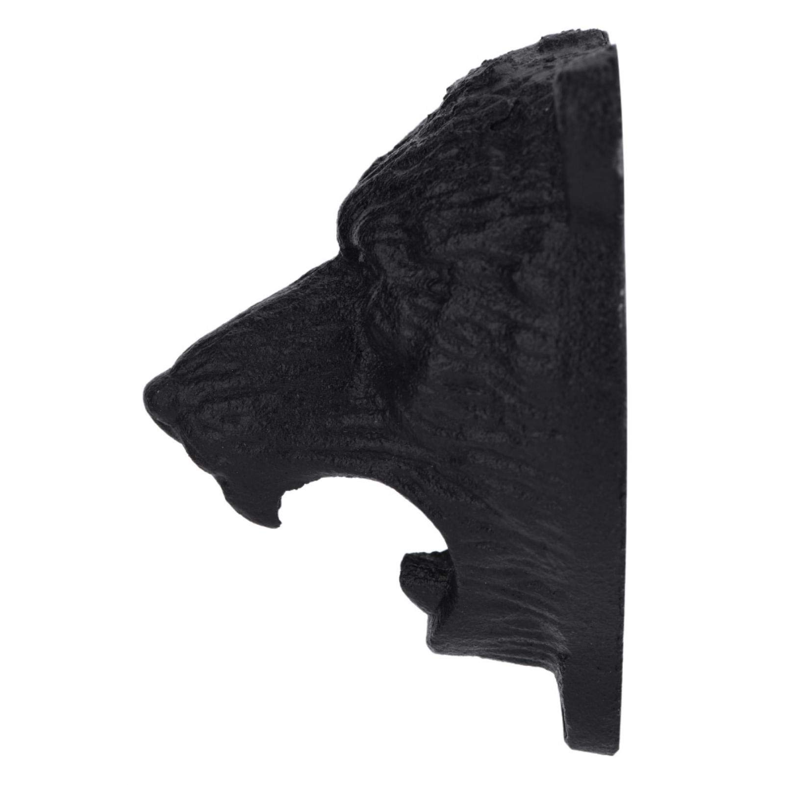 Apribottiglie Da Parete In Ghisa A Forma Di Orso – Stile Rustico Per Cucina, Bar O Garage – 9x9x6,5 Cm – Viti Incluse