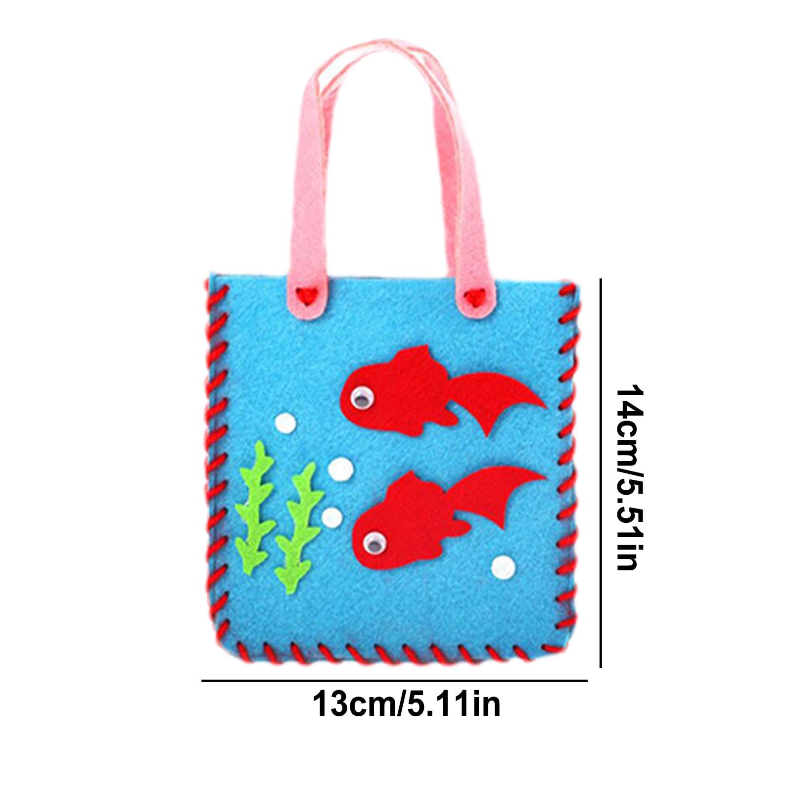 Kit Cucito Per Bambini 8-12 Anni – 4 Progetti Feltro Fai Da Te, Borse Creative, Regalo Educativo - 3