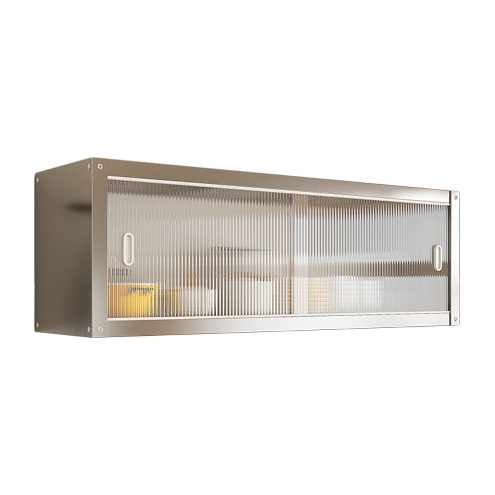 Armoire de cuisine murale coulissante pour ranger les fournitures