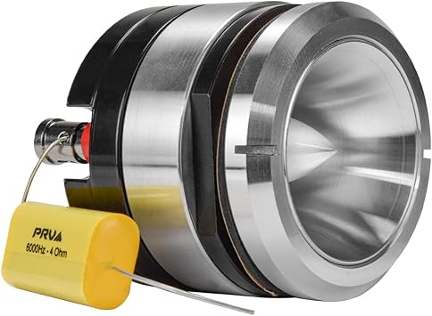 PRV Motorcycle Bullet Tweeter 2.25" Short Horn 120 Watts 4 Ohm MT2.2TWC-4 Chrome Neodymium Magnet High SPL Competition - Flush Mount Compact Design - MOTO Series Single