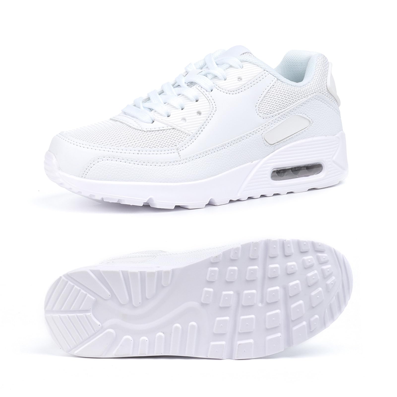 Hitmars Scarpe Running Uomo Donna Donna Ginnastica Sneaker Leggere Traspirante Outdoor Sportive Calzature da Corsa Pallavolo Tennis Nero Verde Bianco Rosa Giallo EU36-EU47