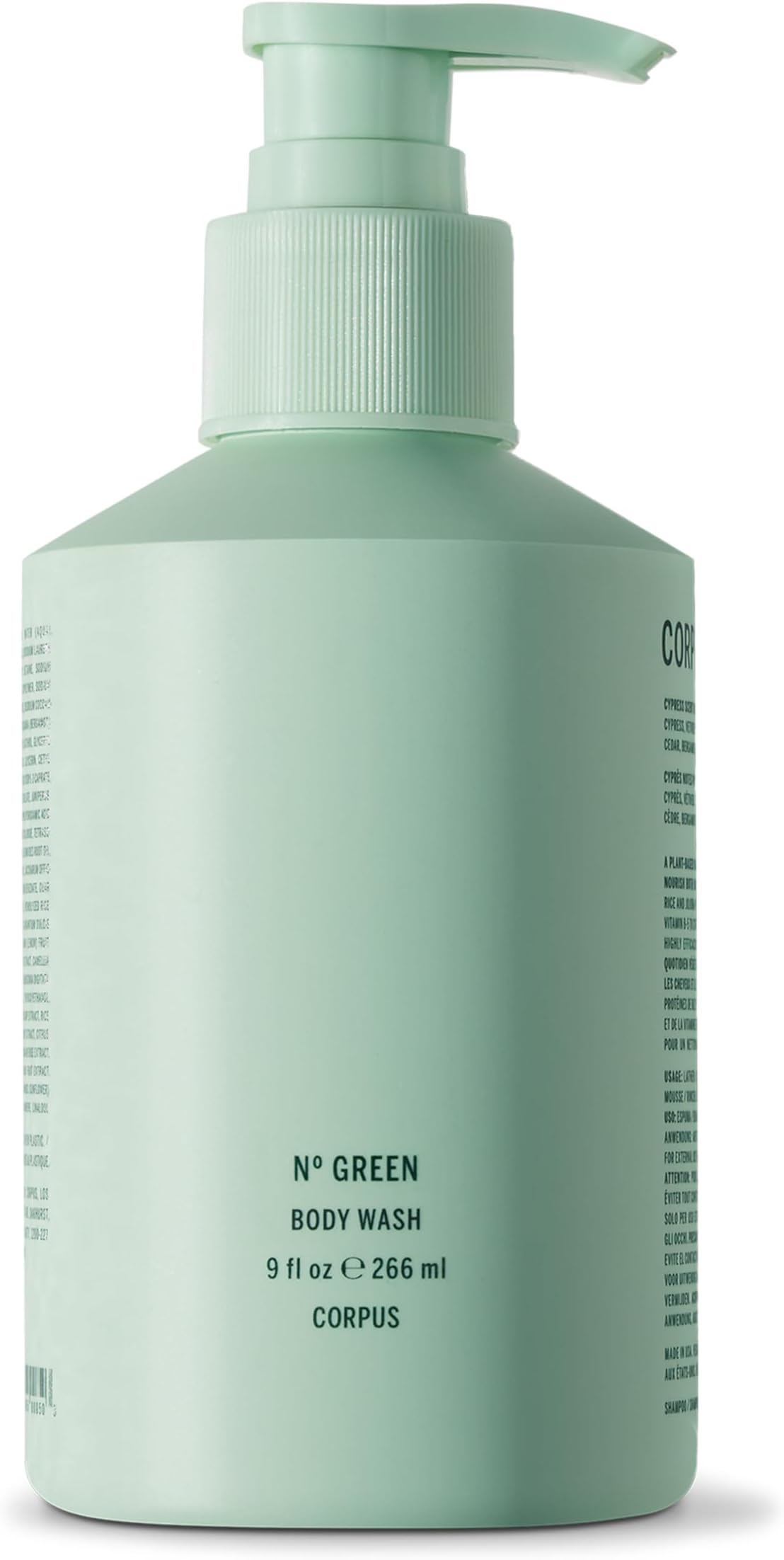 Nº Green Natural Body Wash | Vegan, Cruelty-Free, Non-Toxic, Made In The USA (8.5 fl oz | 250 g)