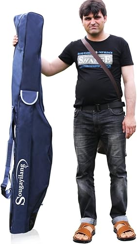 Sougayilang Estuche Organizador para Caña de Pescar Bolsa de Almacenamiento de Poste Portador de Caña de Pescar y Carrete Organizador para Viajes