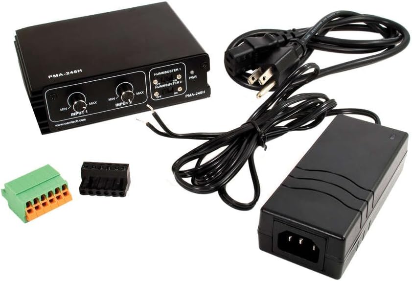 C2G 40914 Compact Amplifier with External Volume Control, TAA Compliant