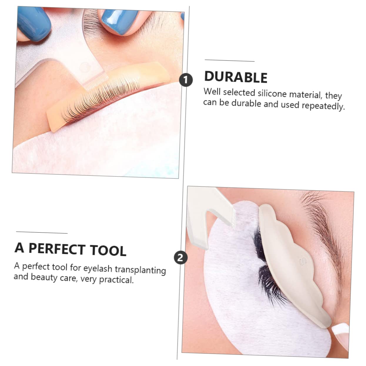 Ipetboom 3 Set Guarnizioni Elastiche Per Arricciare Le Ciglia Kit Per Laminazione Sopracciglia Guarnizione in Silicone Per Permanente Laminazione Ciglia Per Donne