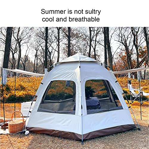 Carpa Pop Up para Camping 3-4 Personas Blanca miniatura 6