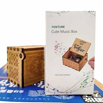 LE ORE 手巻きオルゴール 楽器デザイン Amazon | Wingostore 30弁手回しオルゴール音楽ボックスMovement