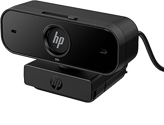 HP 430 FHD Webcam 1080p, Auto Focus, 360° Rotation, Field of View Up to 85°, Dual Microphone with Noise Reduction, Zoom Fr…