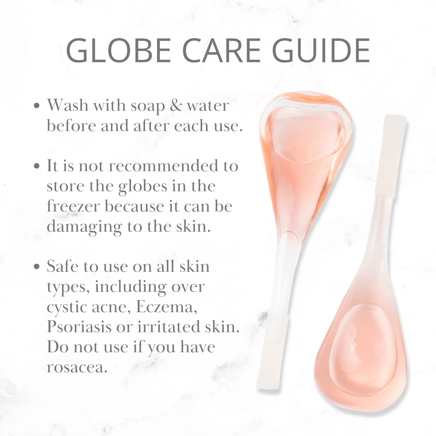 Jenny Patinkin Cryo Globes for Face | Ice Roller for Face Women | Ice Globes for Facials | Cooling Skin Care Tool for Tightening | Reduce Puffiness & Redness.