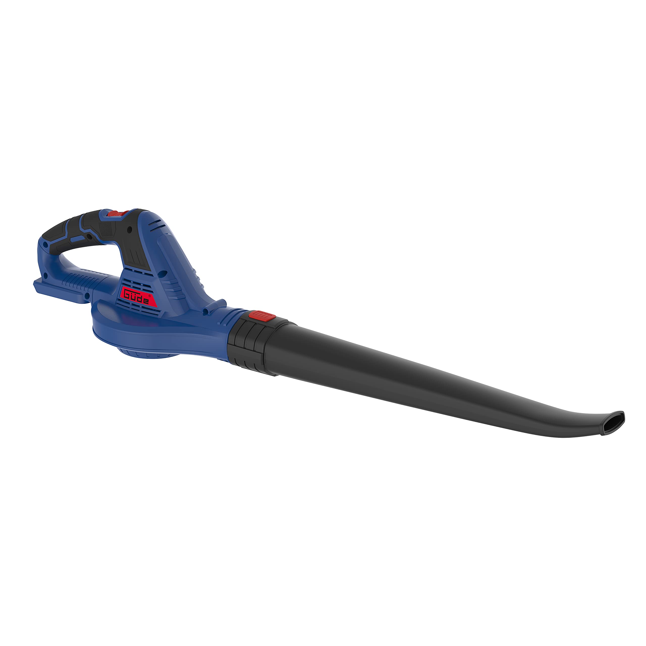 Güde 58591 Soplador de Hojas con batería LB 18-0 (18 V, 190 km/h de Velocidad pálida, Tubo de soplado extraíble, sin batería y sin Cargador)