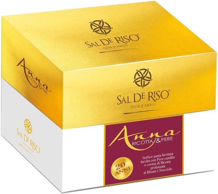 Sal De Riso Artisan Panettone "Anna" Ricotta Cheese and Pear 1000g