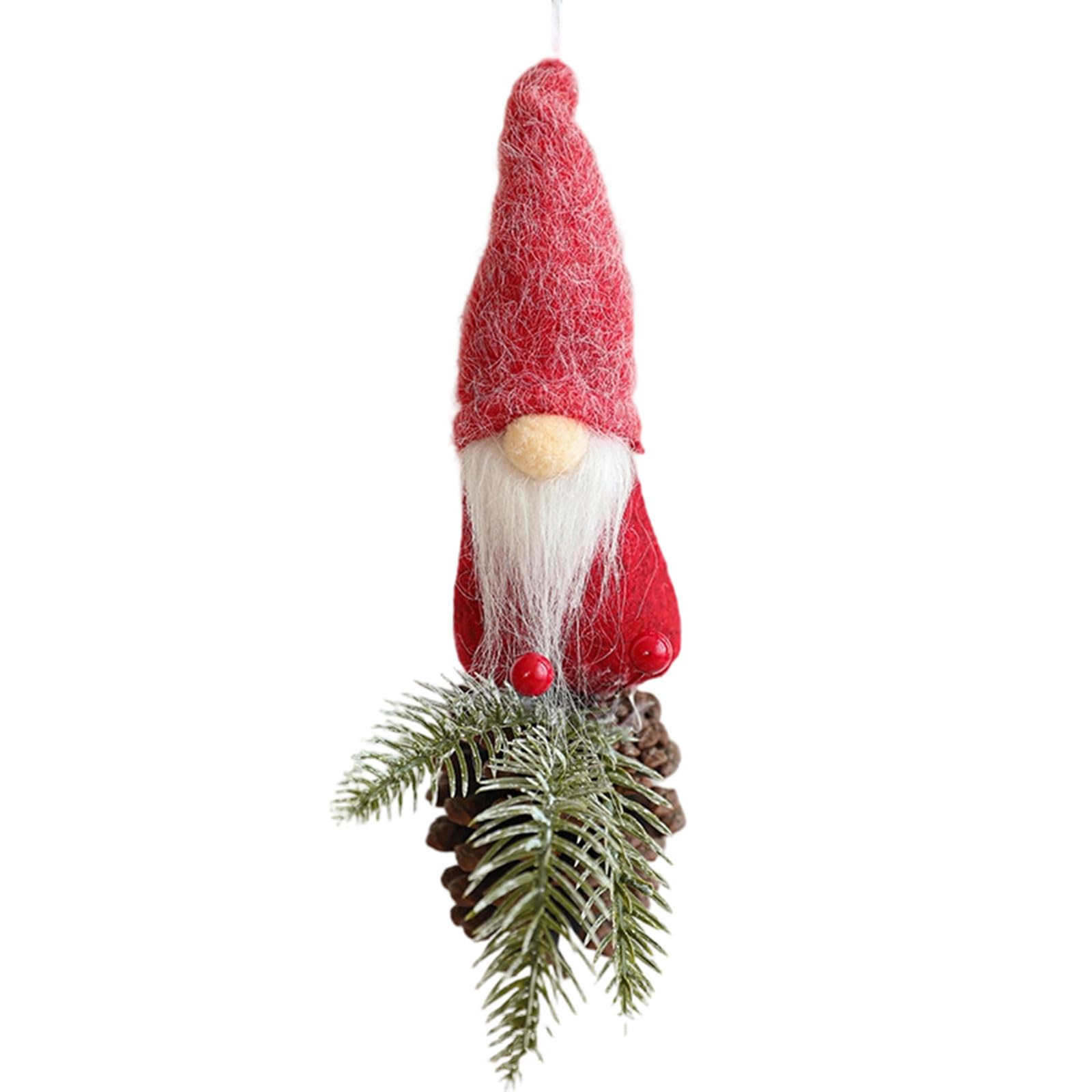 Linvimia D Artistic Christmas Tree Ornament Knitte Felt Esigns Warm Texture Holiday Wall Window Ecors Stylish Christmas Window Accent