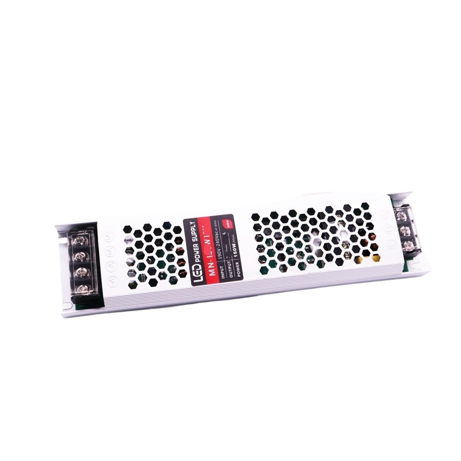 PWANUIGTE Ultra-Thin LED Power Supply DC12V/24V Lighting Transformer AC190-240V Driver 60W 100W 150W 200W 300W 400W(60W,24V)