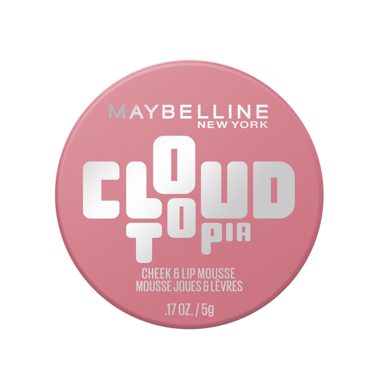 Maybelline Blush & Lip Mousse, Cloudtopia, Up to 14H Wear, Enchanted Mauve