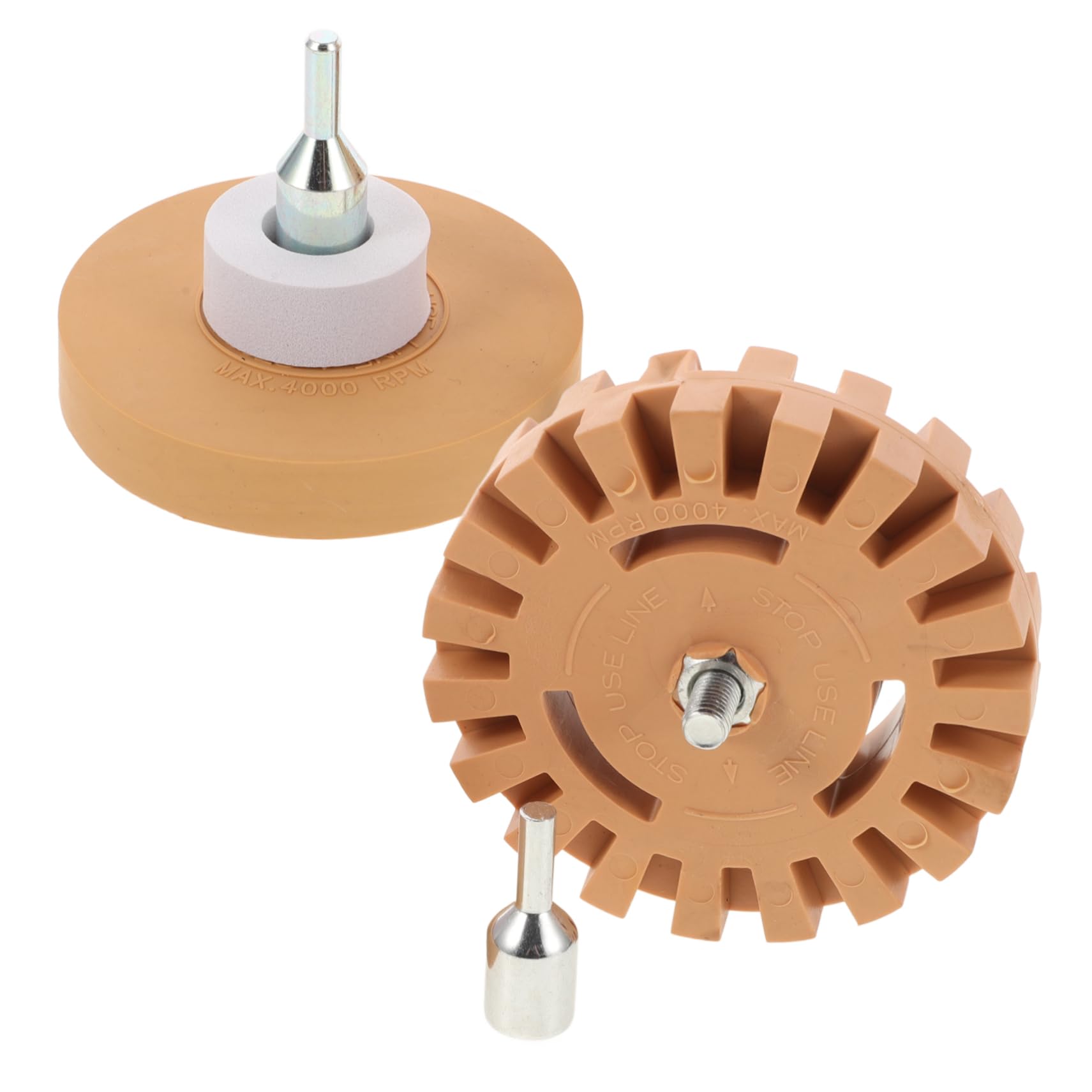 TOPBATHY 2stücke Rad Zum Entfernen Von Aufklebern Aus Gummi Auto Aufkleberentferner Gummirad Für Bohrmaschine Effizienter Klebstoffentferner Haltbares Rad Für Saubere Oberflächen