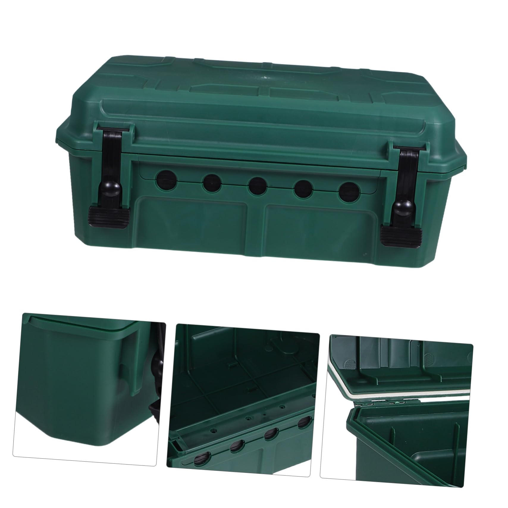 Healifty Caja Eléctrica Exterior para Enchufes y Regletas Diseño Espacioso para Cables y Adaptadores Fácil Instalación y Desmontaje Rápido para Iluminación Herramientas de Jardín y Equipos