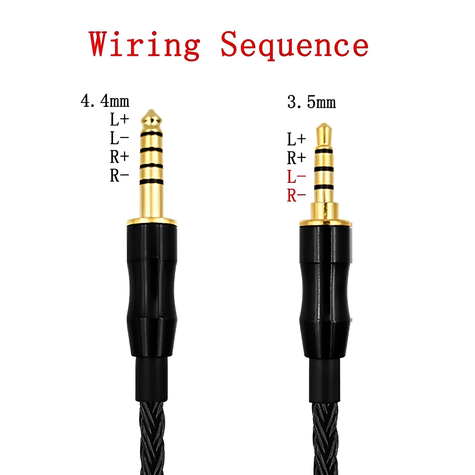 Amazon.com: Earmax 6N OCC Gold-Plated Upgrade Balanced Cable HiFi