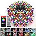 XTF2015 Christmas Tree Lights Color Changing Smart RGB String Lights 99FT 300LED with Remote & App Control & Timer, Waterproof Christmas Lights Multiple Function Modes for Garden Tree House Decor