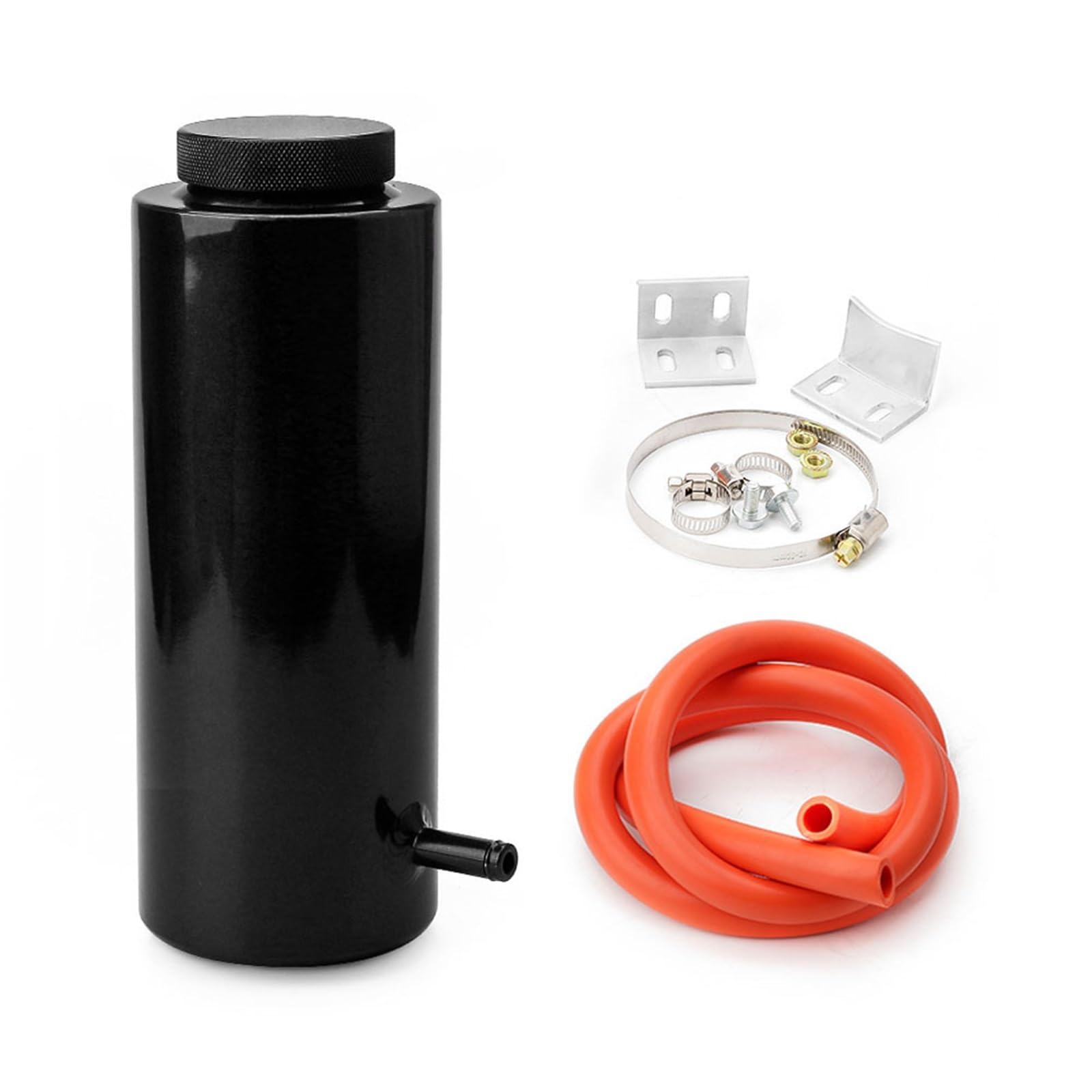 Zamiennik Wyrównawczego Chłodzącego dla 800ML Uniwersalny zbiornik na płyn chłodniczy, aluminiowy zbiornik przelewowy, TT101142(Silver)