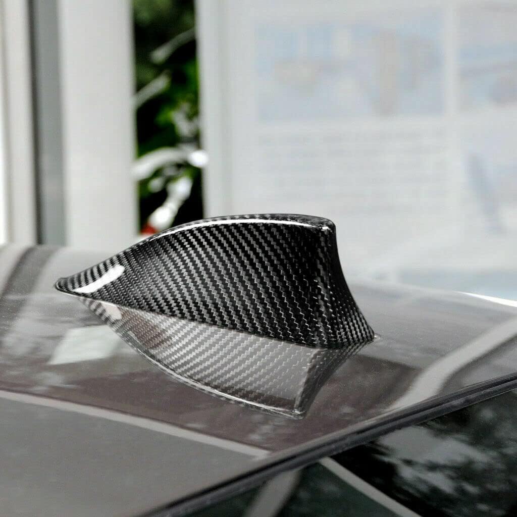 Real Dry Carbon Fiber Antenna Trim Cover Fit for BMW 5 Series F10 2011-2017