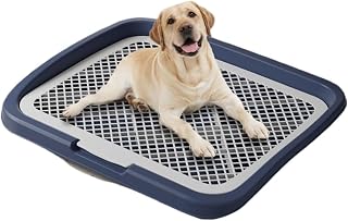 狗厕所大型犬平板高围防飞沫狗用器 (65*50*6.5cm,藏青色)