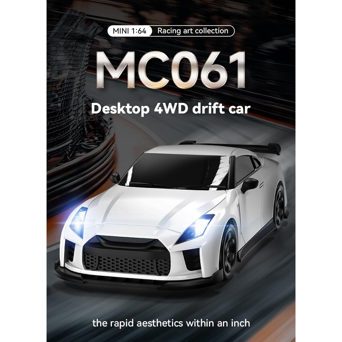 Amazon.co.jp: JHSFsfX 1/64 4WDの漂移車、2.4G 7.2KM/Hの高速半比率