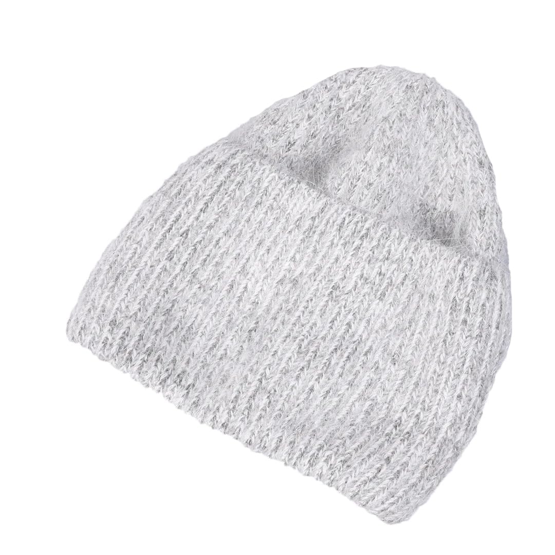 Automne Hiver Cheveux Hiver Chapeau Chaud Bonnets Chapeaux Décontracté Femmes Solide Adulte Cachemire Tricoté Bonnet Chapeau Avec Fil Brillant