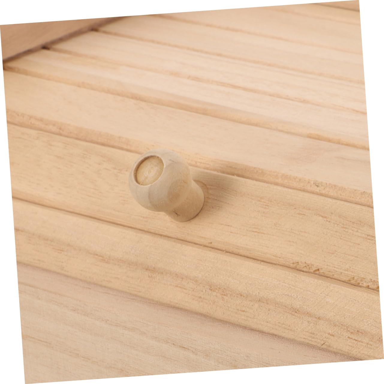 ABOOFAN Contenedor de Arroz de Madera Sellado Caja de Almacenamiento para Contenedor de Alimentos para Cocina Función Práctica para Organizar 1