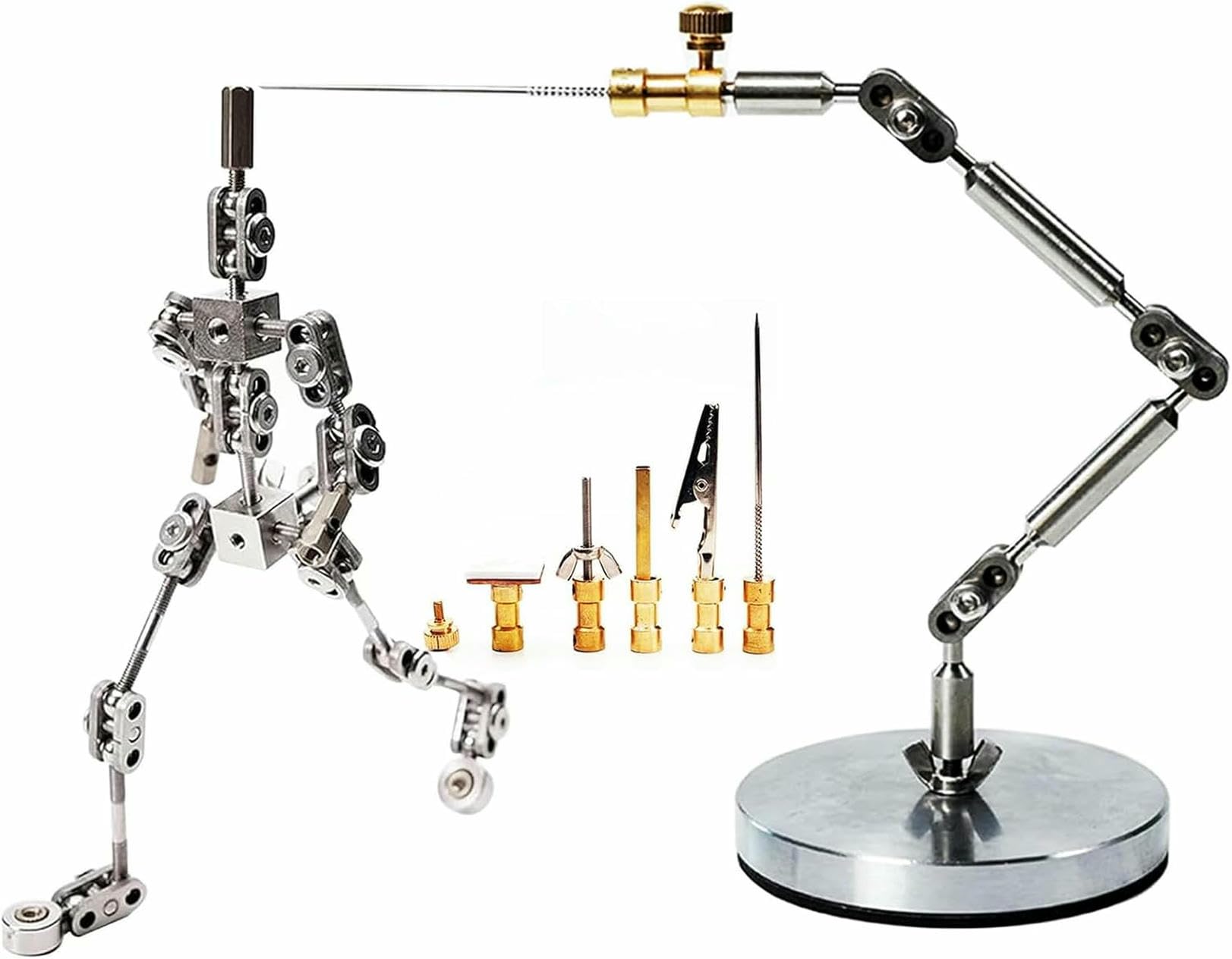 Système d'armature animation stop-motion pour éviter les chutes
