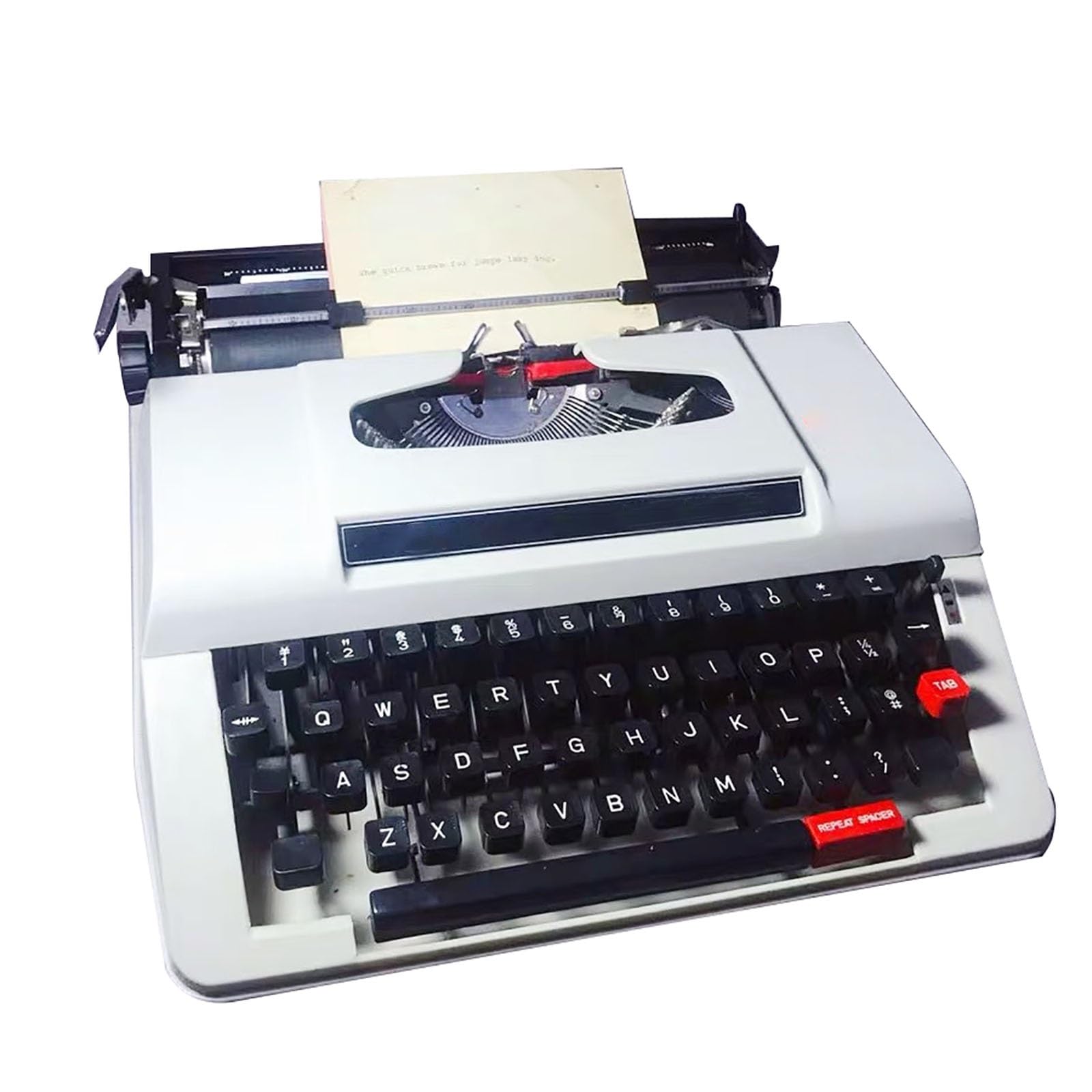 Manual Typewriter, Portable Manual Typewriter, Mechanicaltypewriter for Notes Or Letters Or Creative Writing, Writers Literary Gift