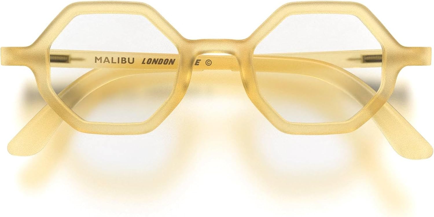 LONDON MOLE® Malibu reading glasses | Hexagonal/octagonal shape | Unisex | Spring hinges