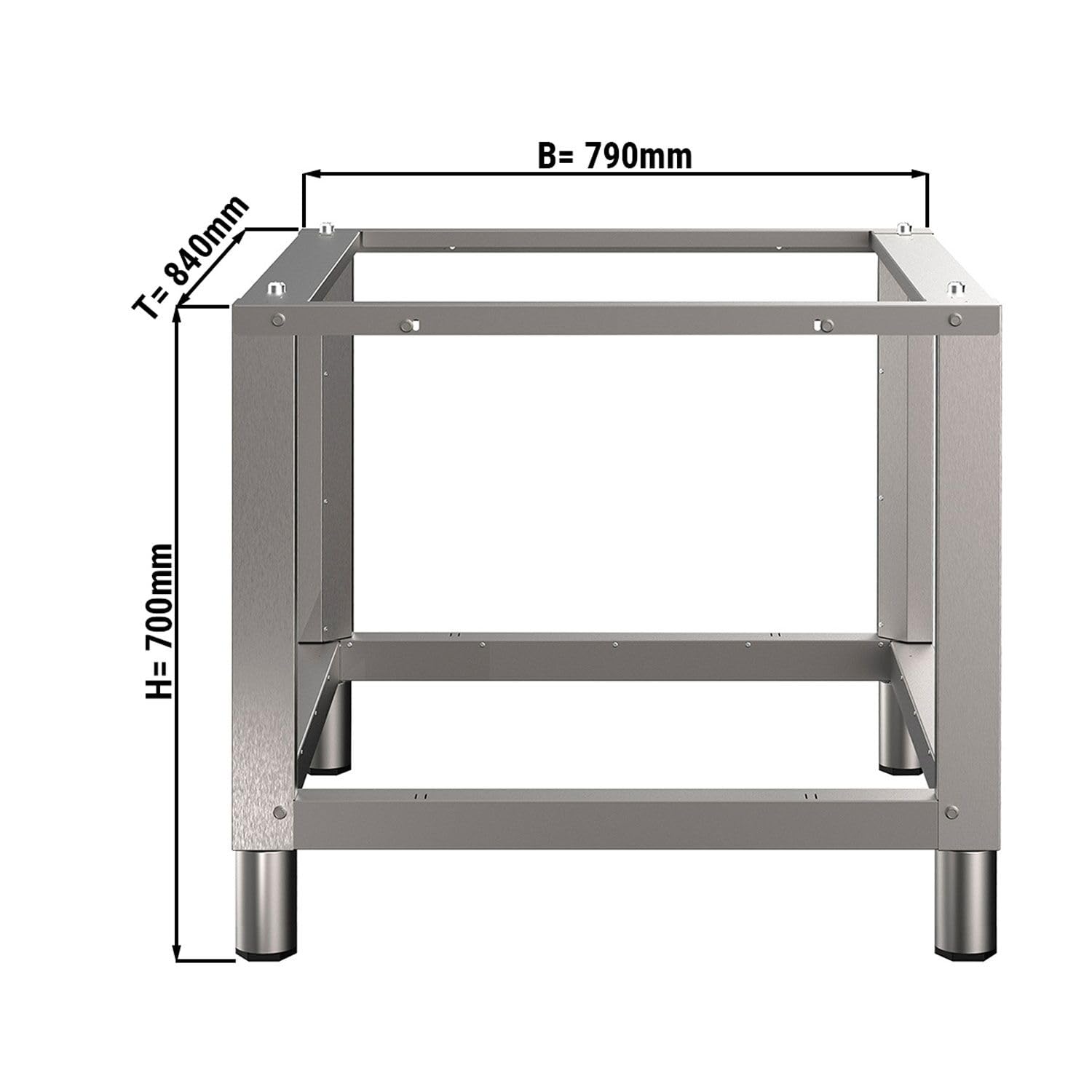 GGM Gastro | UKDV1255 | Untergestell - für Kombidämpfer KDV1255 & BHV1255