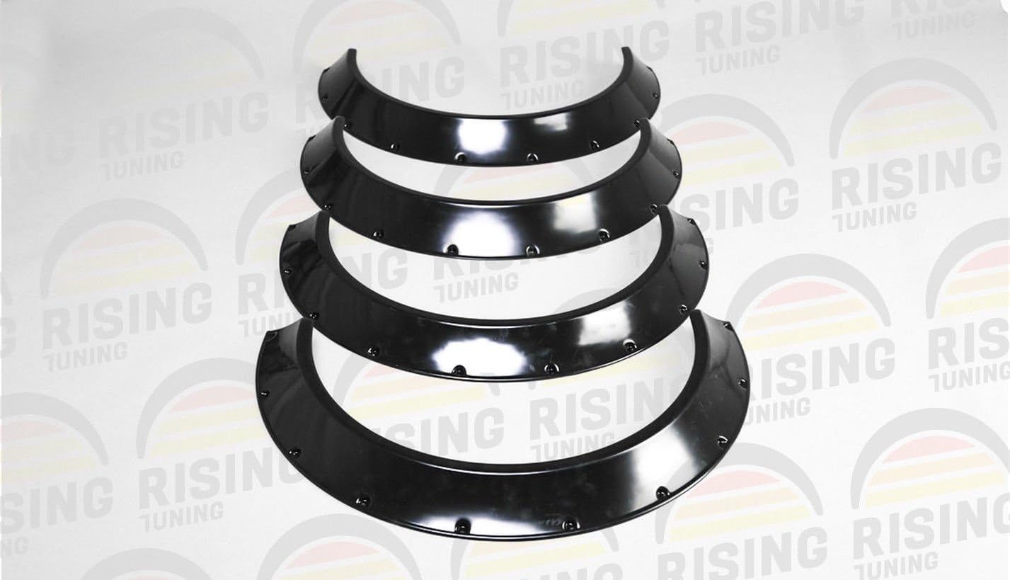 Rising Tuning - Universal JDM Fender Flares Modern style 2,4 inch (60mm) 4pcs Wide set lengh 870mm Wheel Arch Overfender Wide Body