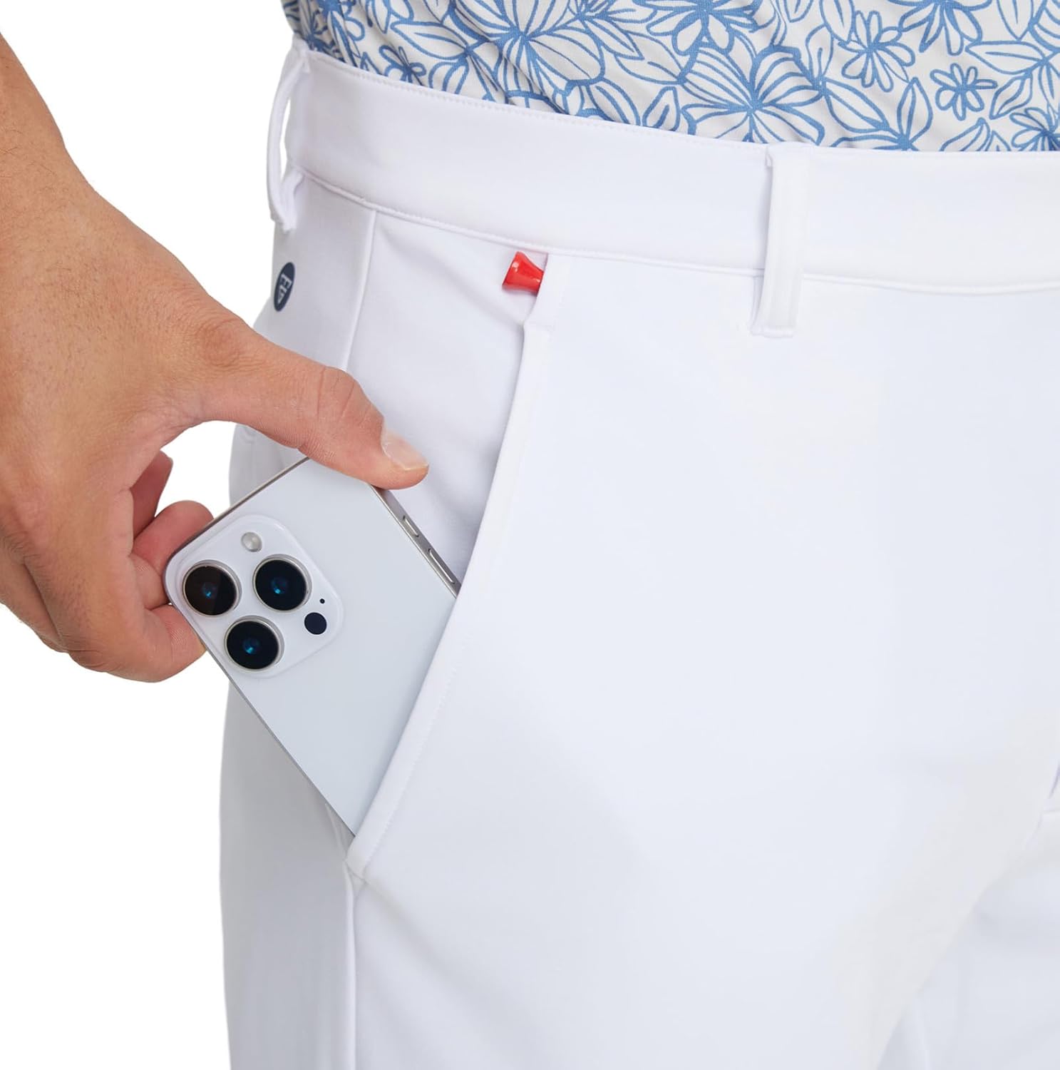 M MAELREG Golf Fleece Lined Pants Men Lightweight Water-Resistant Casual Flat Front Workout Hiking Winter Dress Pants for Men - Image 4