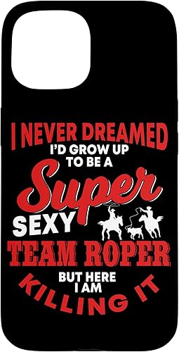 Miniatura 10 de Funda para iPhone 11 Pro Max Funny Team Roper Quote Rodeo Western Horse
