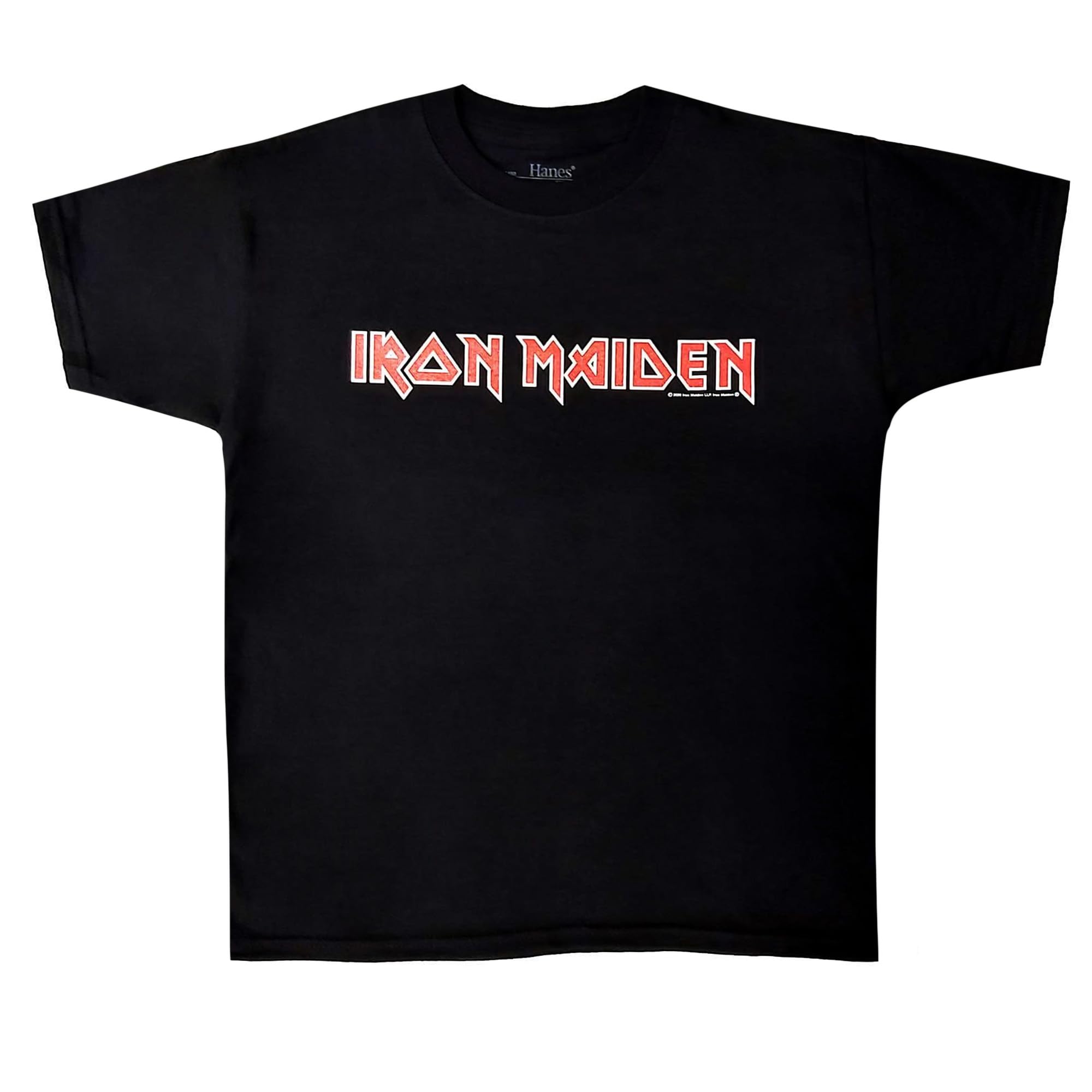 Iron Maiden Black Childrens/Kids Logo T-Shirt (7-8 Years) (Black)